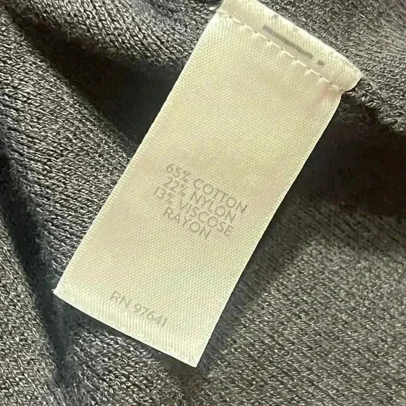 J. Jill Relaxed Sweater Blazer Open Cardigan Charcoal Gray Size Large Career - Picture 4 of 6